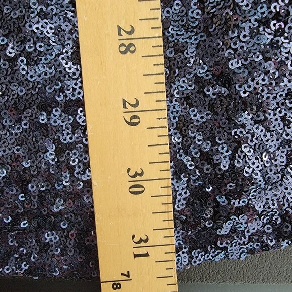 Backstage Dress Mini‎ Cocktail Dress Blue Sequined Sz Small Sexy Party - Picture 8 of 9